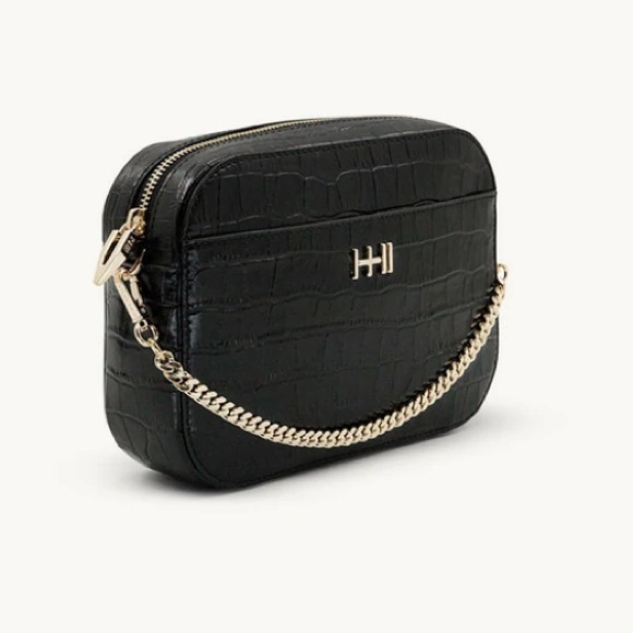 THE MINI RODRIGUEZ CROC-EFFECT BAG LIGHT GOLD - Picture 4 of 5